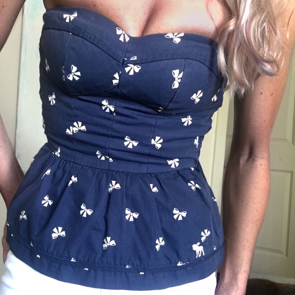 Abercrombie corset style summer top